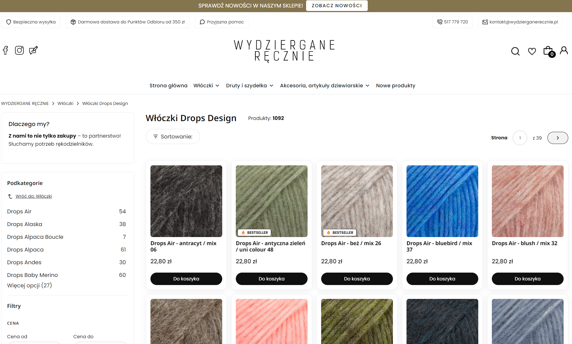 Projekty, które lubią włóczki DROPS - najczęstsze wybory do dziergania użytkowego