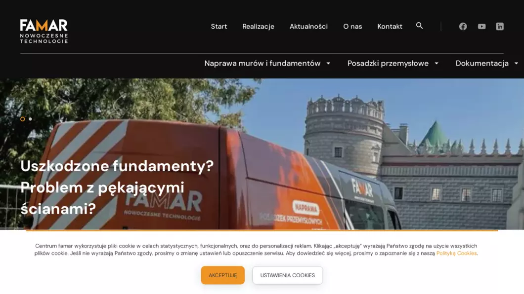 Zrzut ekranu strony
